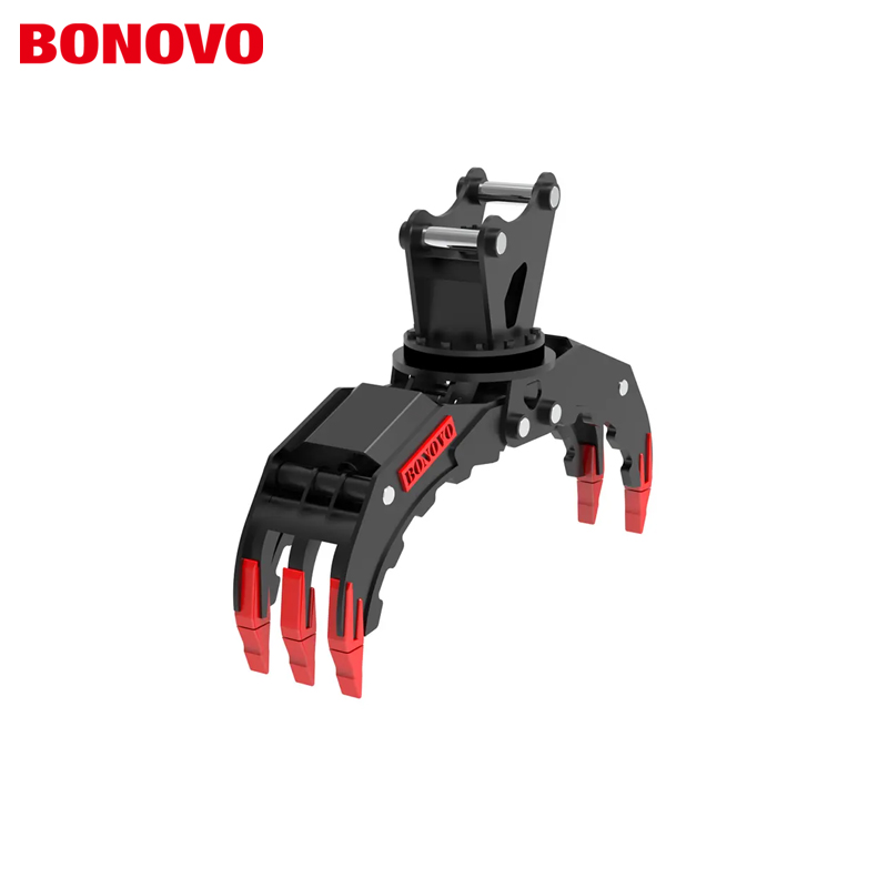 BONOVO RG14 اکسکیویٹر کے لئے ہائیڈرولیک گھoomتی گرپل 12-18 ٹن