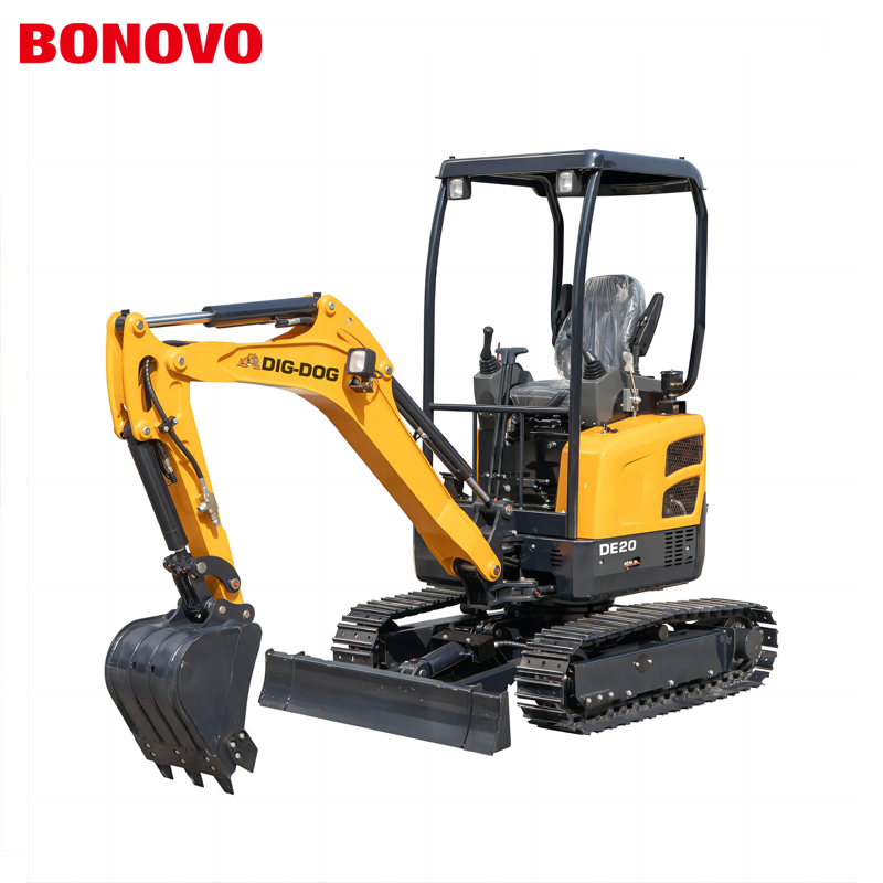 BONOVO Mini Excavator DE20 2t Small Household Excavators 