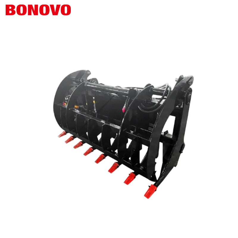BONOVO سکیڈ استر گراس گریپل بکٹ 72 انچ