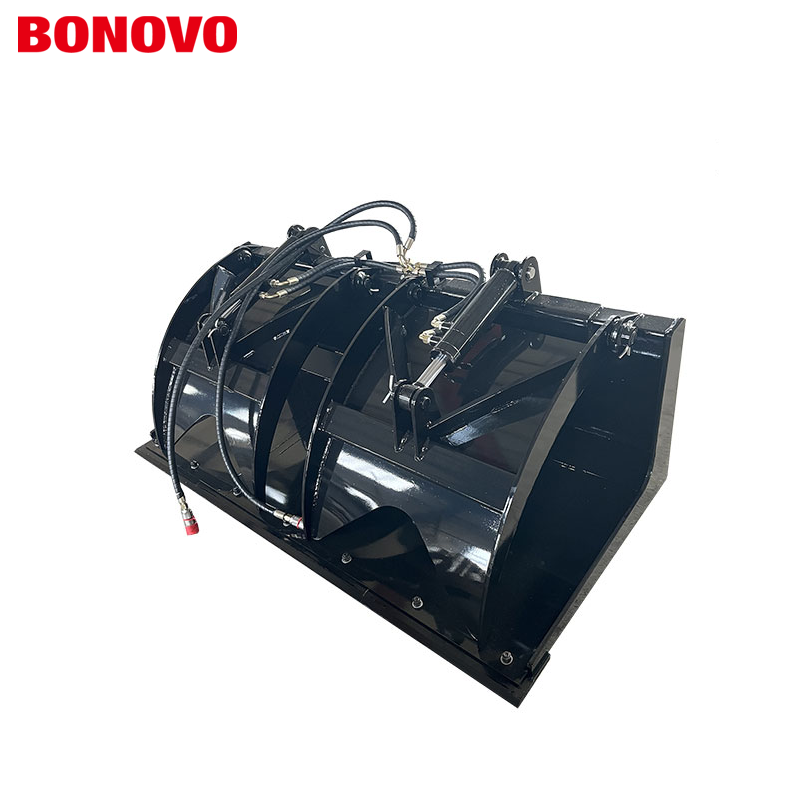 BONOVO Skid Steer Fork Grapple 60'' 72'' 84' 