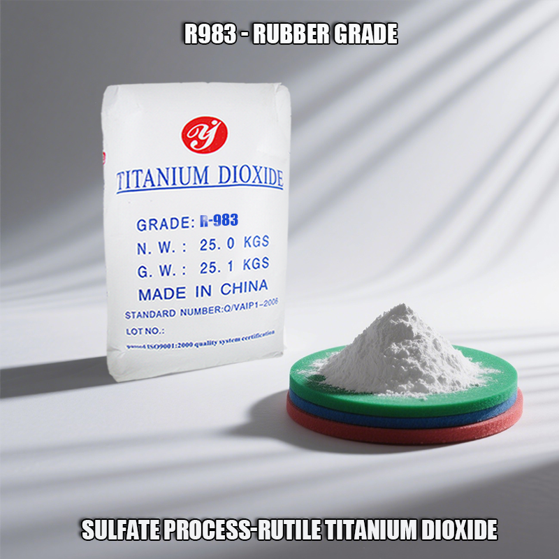 Tlenek tytanu rombowy R983 (gatunek do gumy)