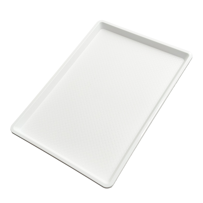 18" x 26"x 1 1/5" Extra Large Food Tray, Polypropylene, White, SE3004WH