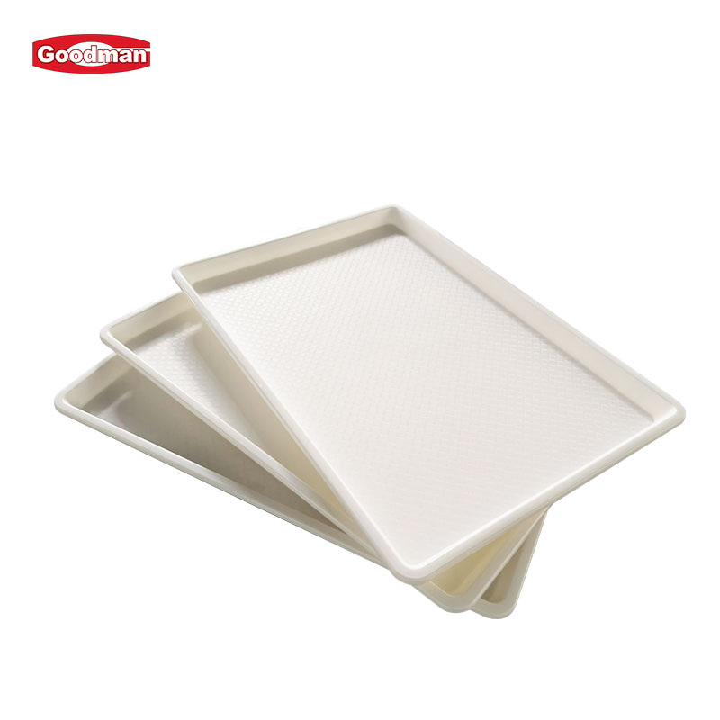 18" x 26"x 1 1/5" Extra Large Food Tray, Polypropylene, White, SE3004WH