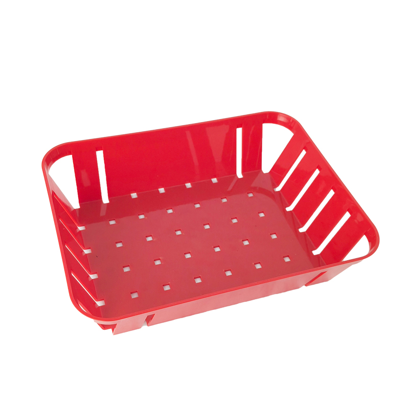 4 oval fast food basket polypropylene black se3019bk-101