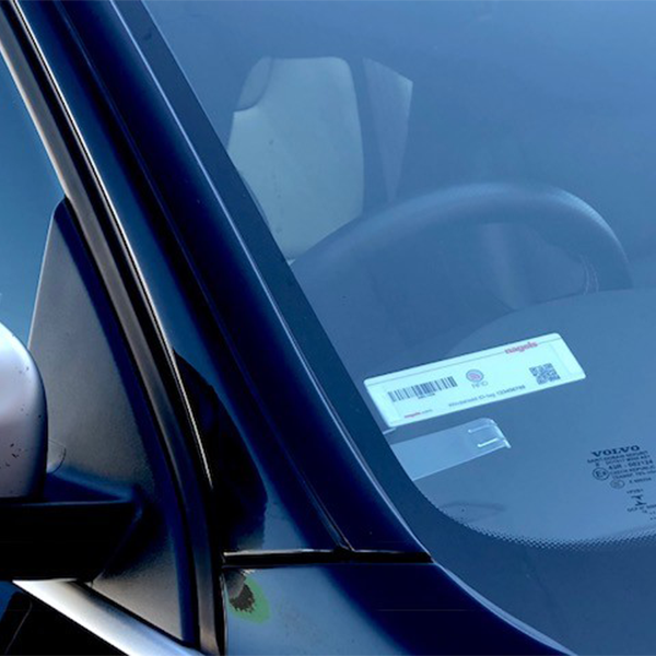 RFID Windshield Label