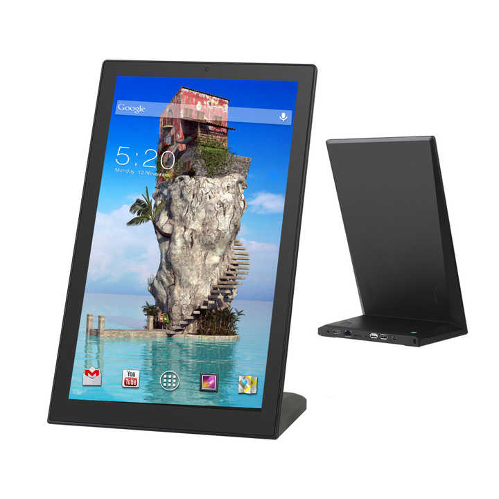 Máy tính bảng đặt hàng nhà hàng 8 inch RK3288 POE NFC Máy tính bảng Android hình chữ L  