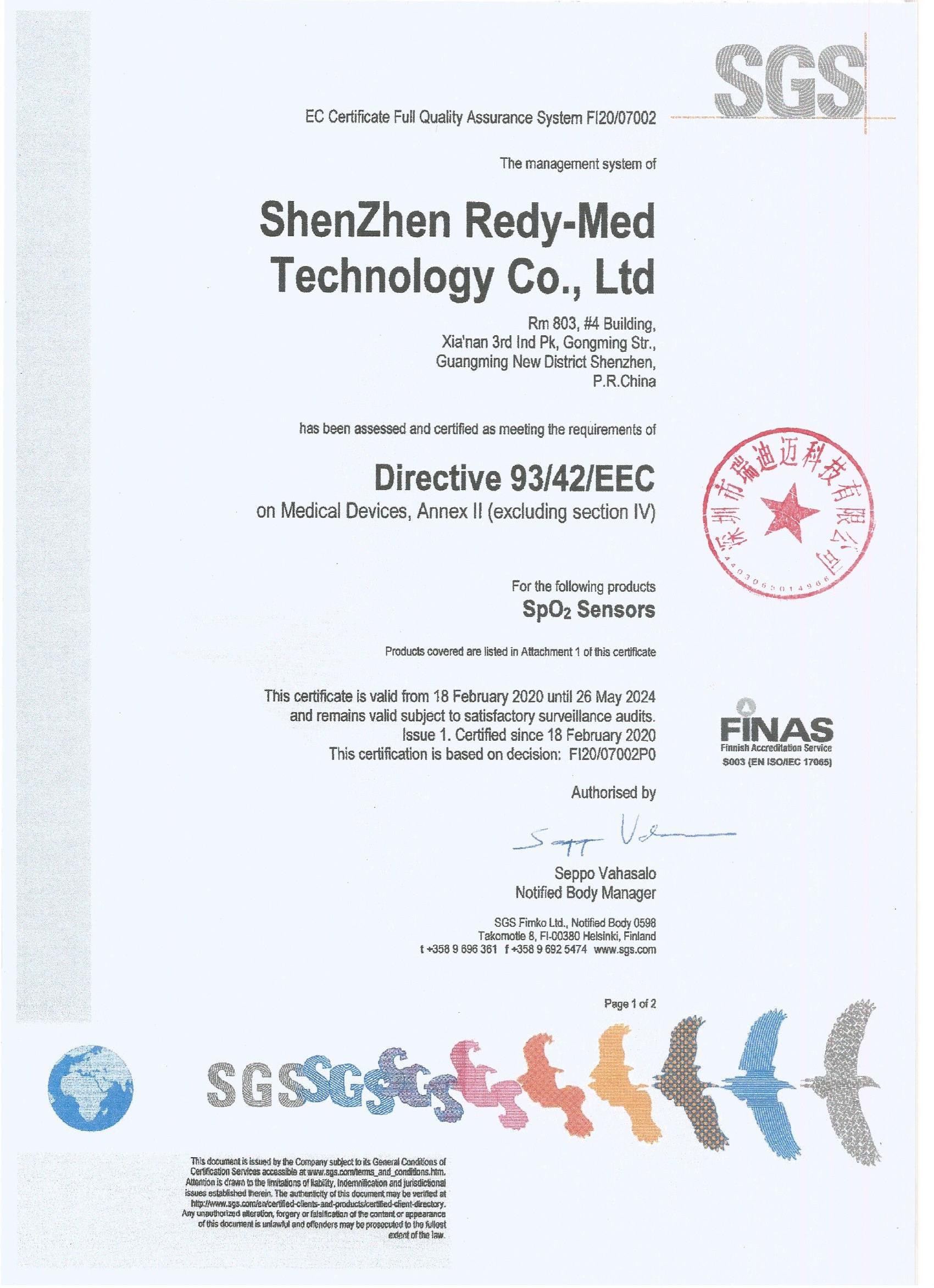 CE Certificate