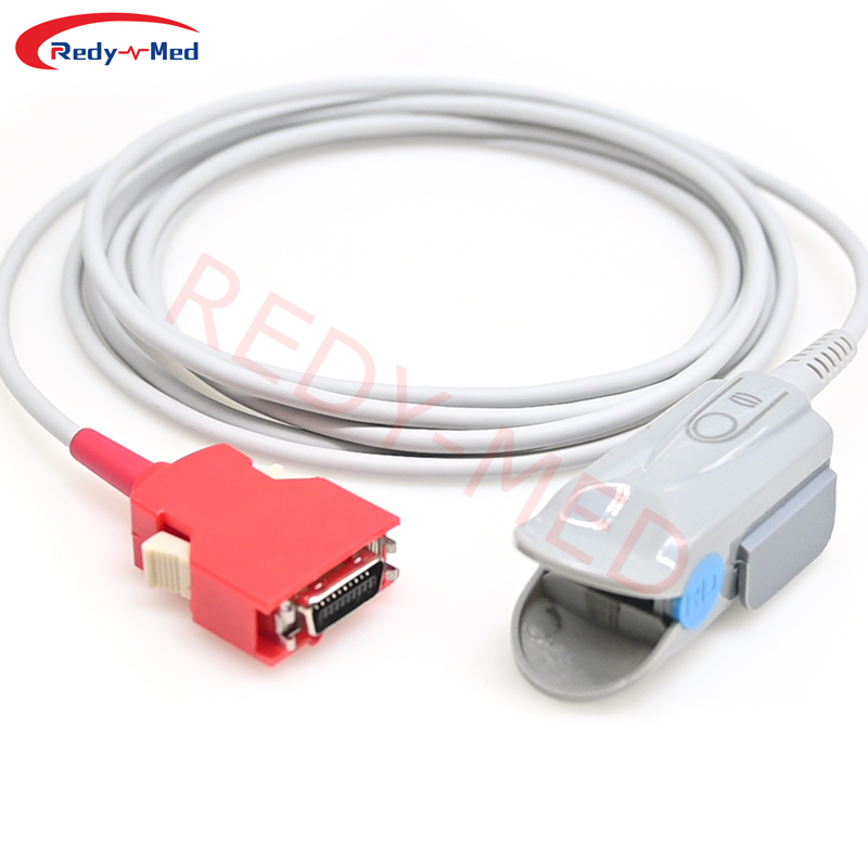 Compatible With Masimo Rainbow 20pin Red Connector Adult Finger Clip Spo2 Sensor,RAD-97,Radical 7 Spo2 Sensor/Probe