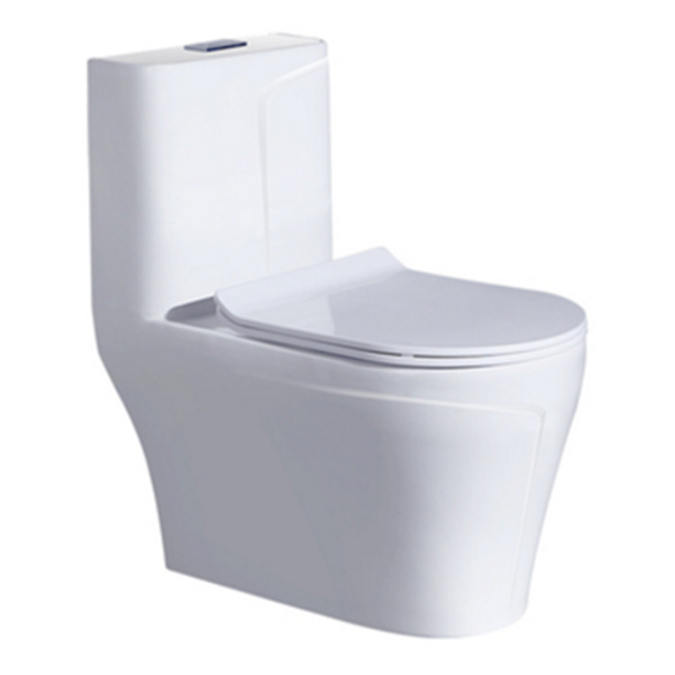 Luksusowy łazienka jednoczęściowa ceramika toaleta szafa wodna porcelana złoto czarny kolor kibel toalety