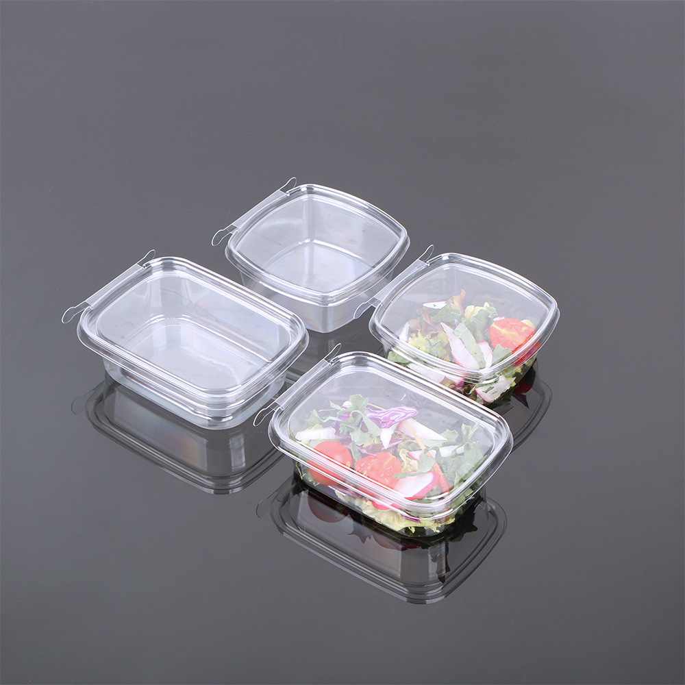 Tear-off PET Hinged Container