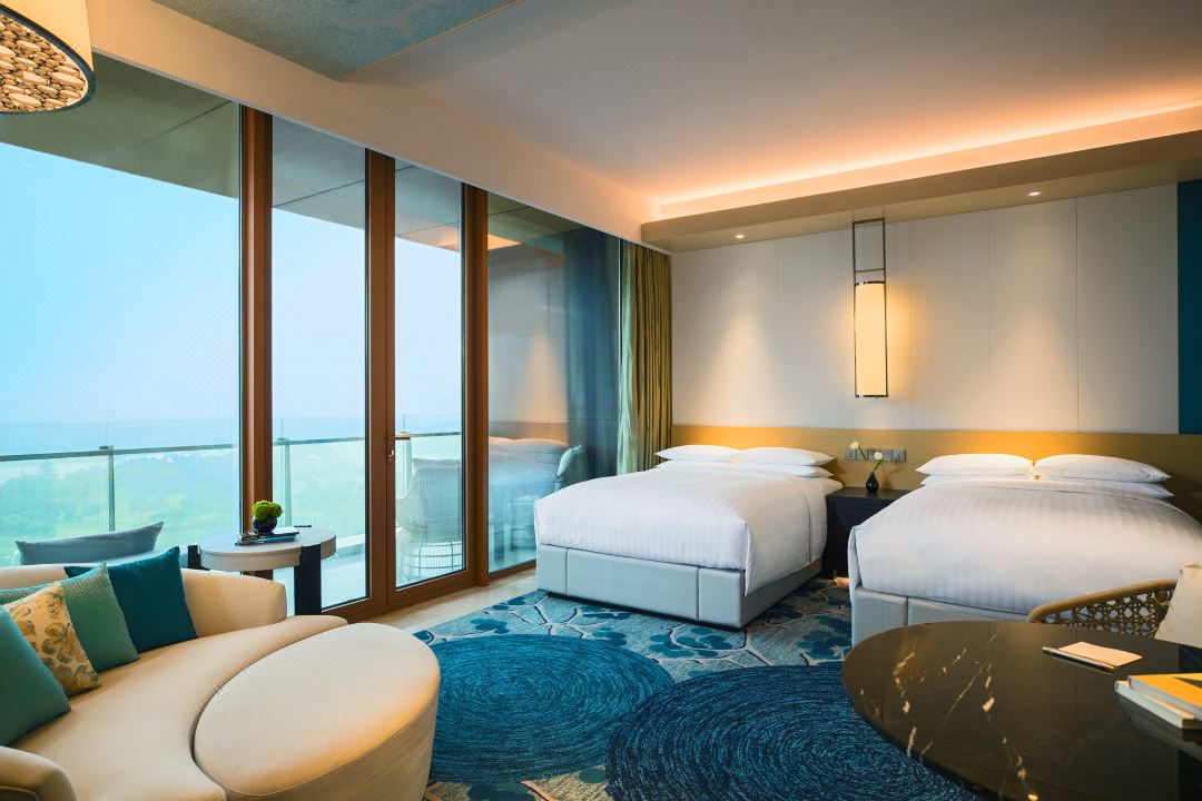 Suzhou Marriott Hotel Taihu Lake Double single bedroom