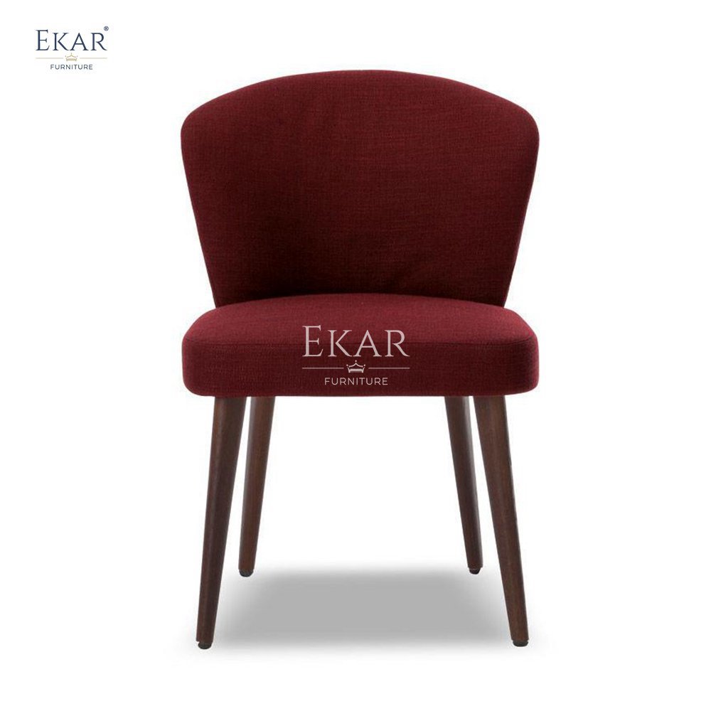 Modern Smoky Gray Dining Chair High-Density Foam Seat Imported Ash Wood Leather Backrest-Contemporary Apartment School Use