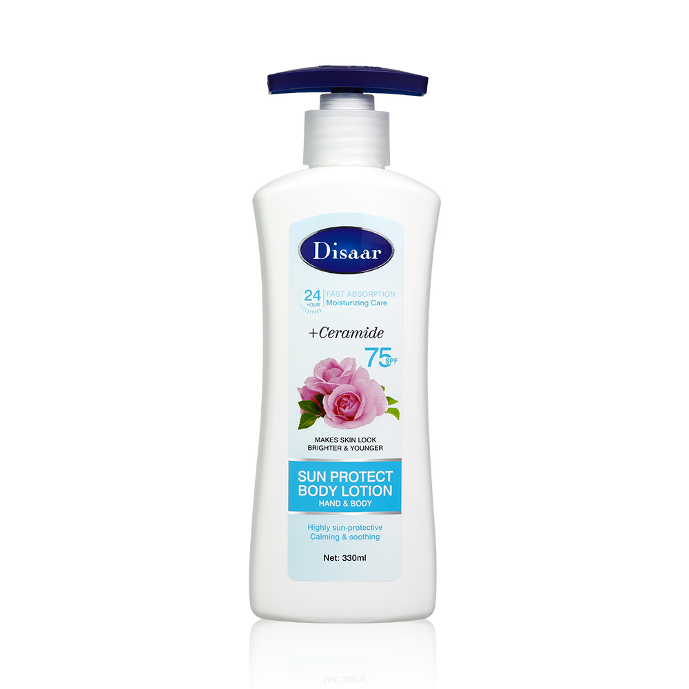 SUN PROTECT BODY LOTION SPF75 (Ceramide & Centella Asiatica & Rosehip Oil)