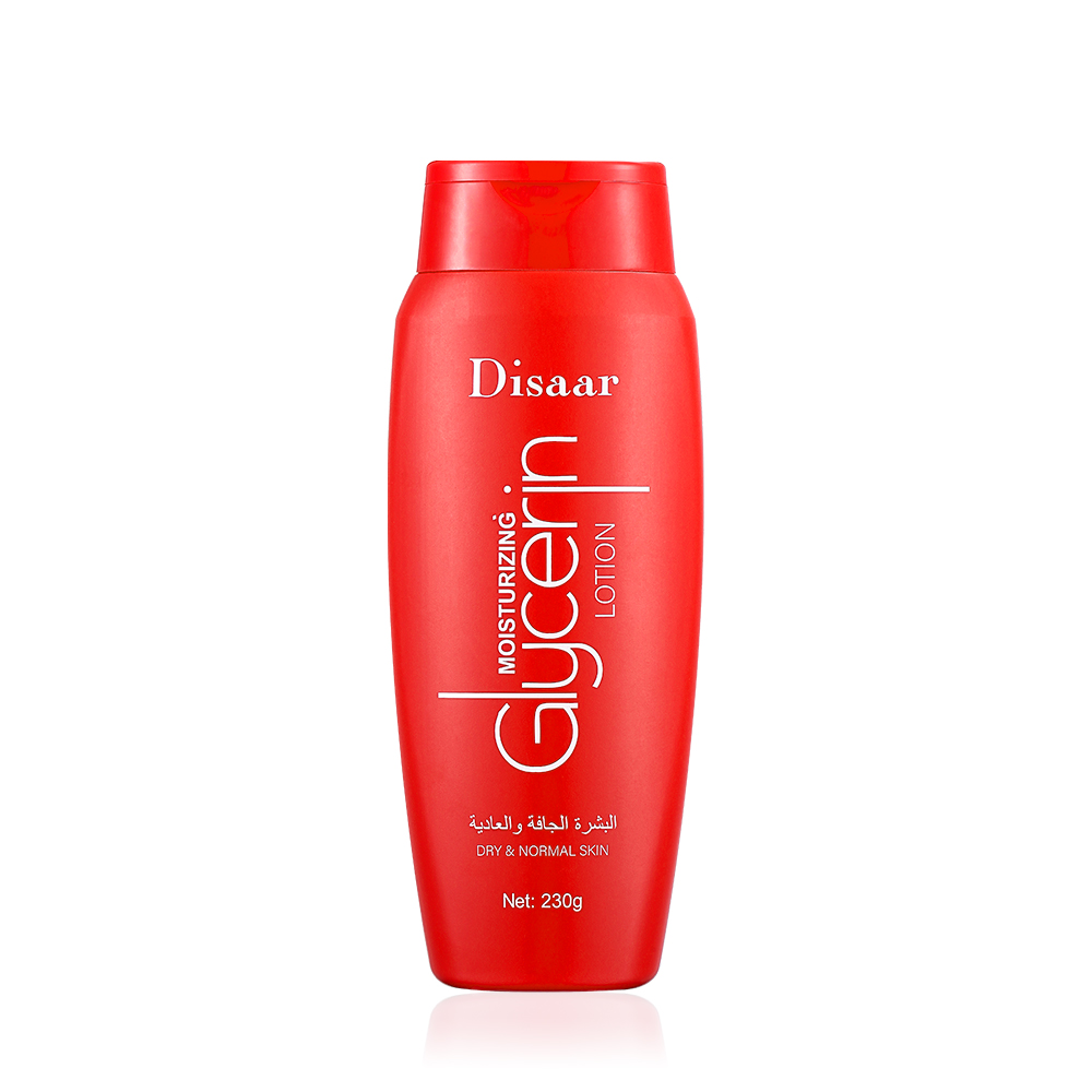 DS5214 Disaar Glycerin Body Lotion with Chamomile Extract - Deep Moisturizing & Nourishing for Dry Skin, 230g, Non-Greasy, Softens & Hydrates