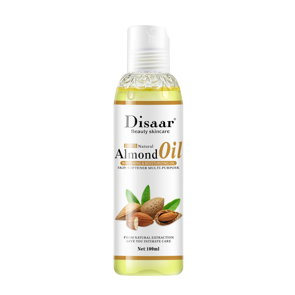 Disaar Wholesale Natural Almond Body Whitening Oil Pure Almond Essential Original Style Oil For Skin Nourishing And Moisturizing