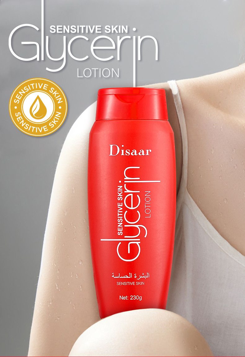 DS5215 Disaar Glycerin Body Lotion for Sensitive Skin - Non-Greasy Intensive Moisturizer, 230g, Hydrates & Nourishes Dry Skin for Men and Women factory