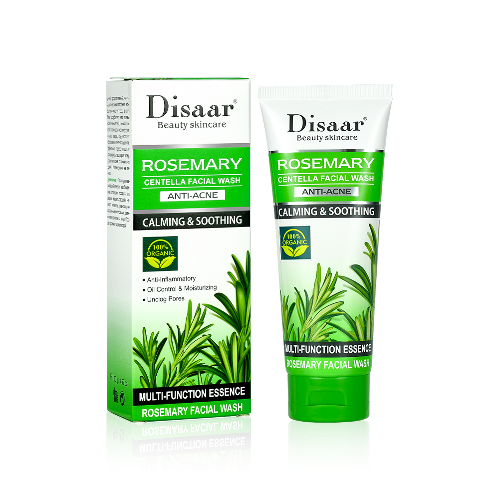 DS5731 100g Rosemary & Centella Asiatica Facial Wash - Revitalizing & Calming Cleanser for All Skin Types | LivePro Beauty