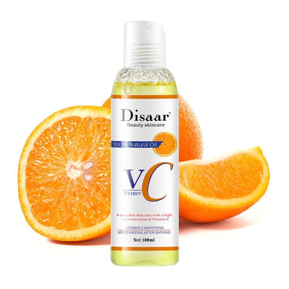 Disaar Wholesale 100% Pure Organic Vitamin C Whitening Body Oil Natural Moisturize Massage Essential Oil Brighten Your Skin