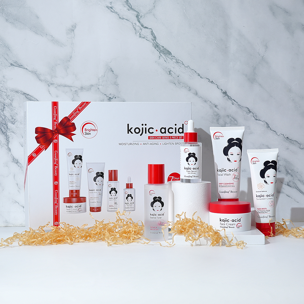 Kojic Acid 7 Кун Акча Үчүрүүсү Кийиз Сомон Кофре Сети Крем Акча Үчүрүүсү Темир Көпүрөлүү Кийиз Сомон Кофре Белги Кадар Жанысында