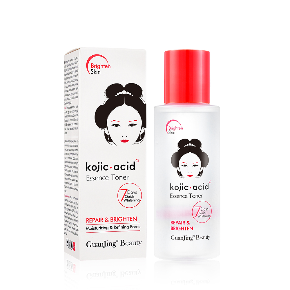 7 Days Whitening Kojic Aicd Skin Toner For Face Care Anti Aging Moisturizing Brightening Facial Toner