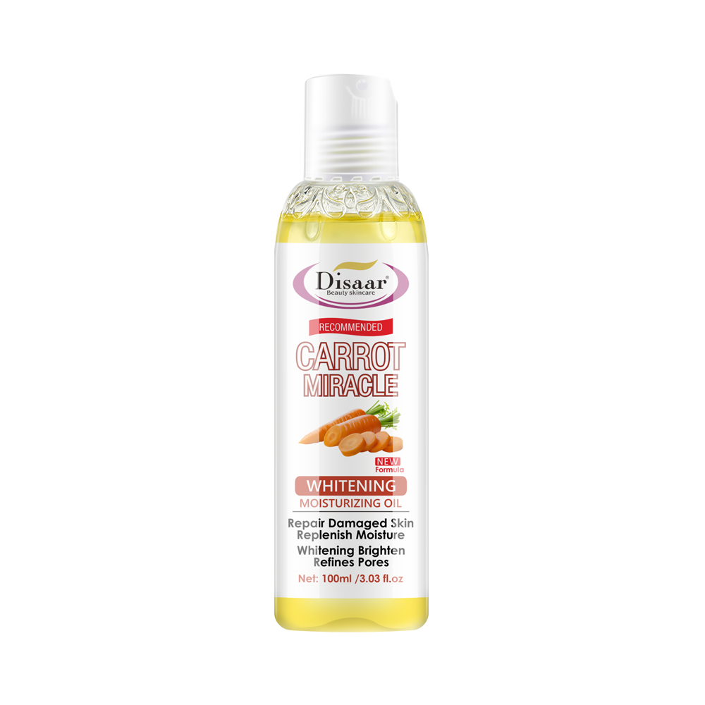Essential Oil Manufacturers Carrot Miracle Whitening Moisturizing Body Massage Oil