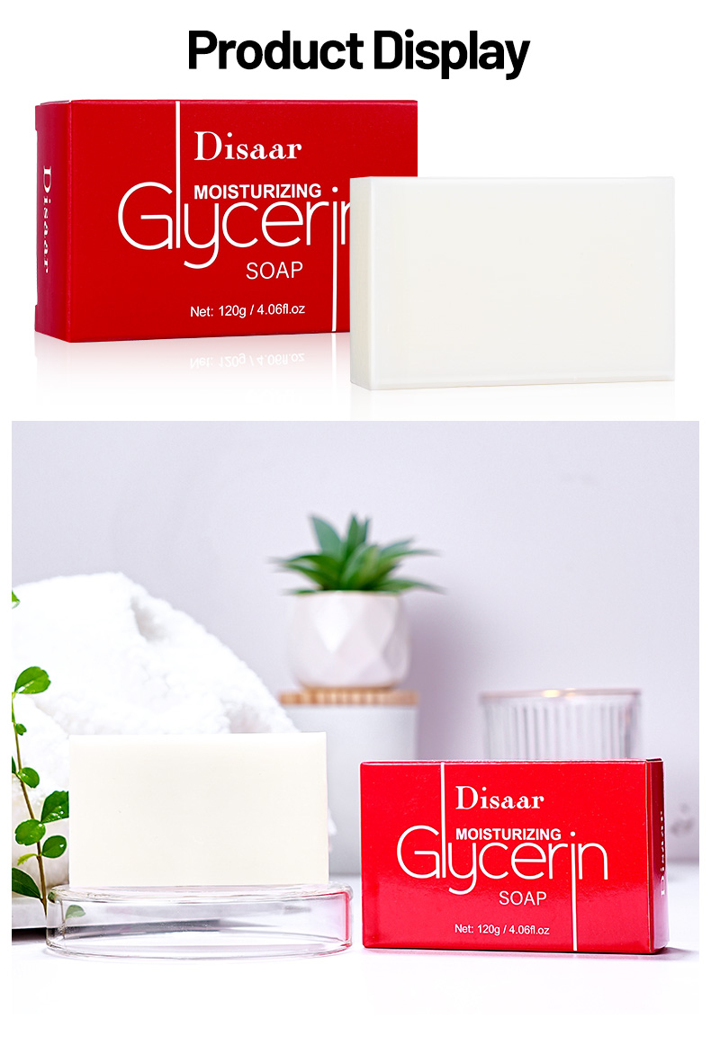 DS5211 120g Glycerin Soap with Honey Extract - Moisturizing & Hydrating Skin Cleansing Bar for Dry Skin | Wholesale supplier