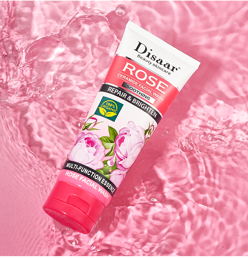 DS5301 100g Rose & Ceramide Facial Wash - Hydrating & Nourishing Cleanser for All Skin Types | LivePro Beauty details
