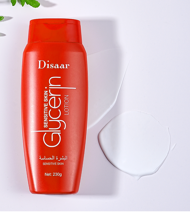 DS5215 Disaar Glycerin Body Lotion for Sensitive Skin - Non-Greasy Intensive Moisturizer, 230g, Hydrates & Nourishes Dry Skin for Men and Women details