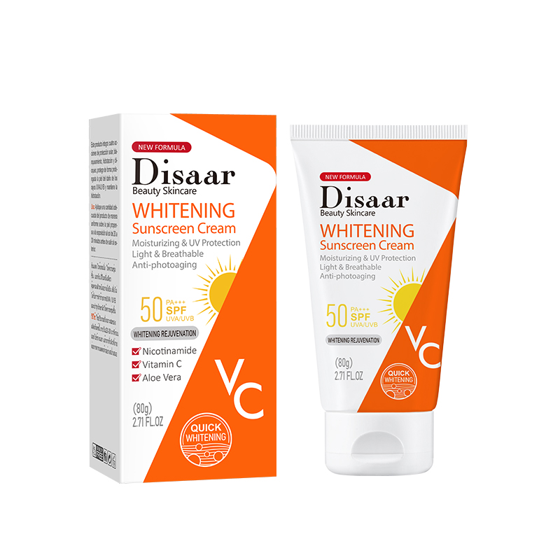 Disaar Spf 50 Whitening Light & Breathable Sunblock Vitamin C Aloe Vera Uv Protection Facial Sunscreen