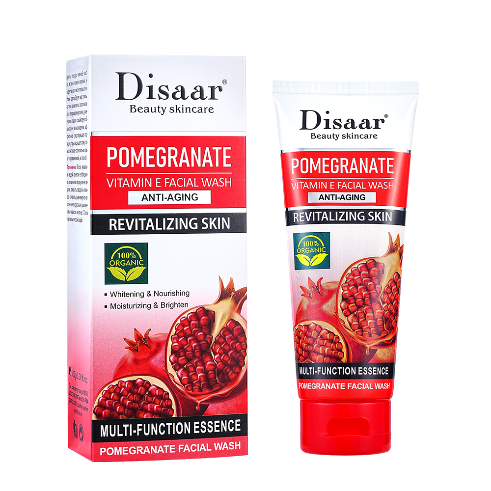 DS5251 100g Pomegranate & Vitamin E Facial Wash - Gentle Cleansing & Antioxidant Boost | LivePro Beauty
