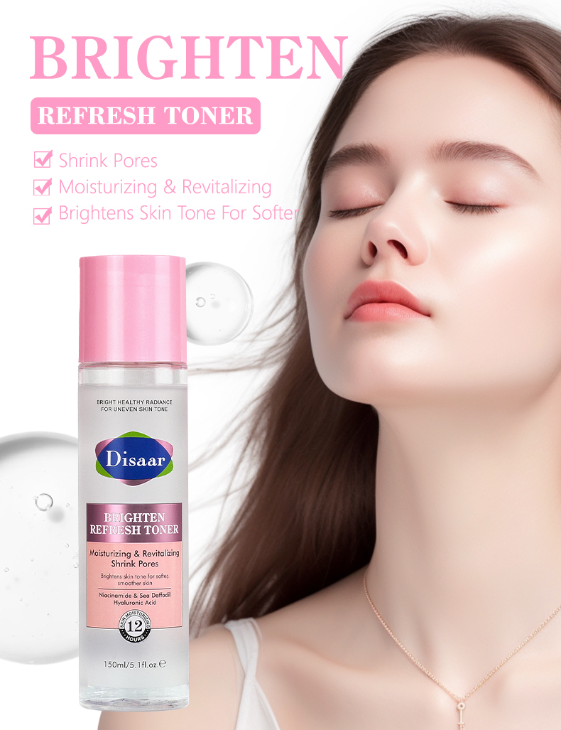 DS5601 Disaar Niacinamide Brightening Refresh Toner - 150ml, Pore Shrinking & Moisturizing, With Hyaluronic Acid for Skin Hydration & Acne Mark Reduction manufacture