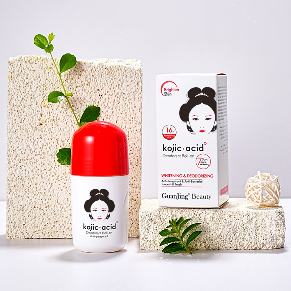 7 күндүгө артыкча ак кылуу 16 саатка чейин тууштуруучу антисипирант деректерге ээ болгон арбутин жана коичик асид белгили дарындашуучу ролл-он