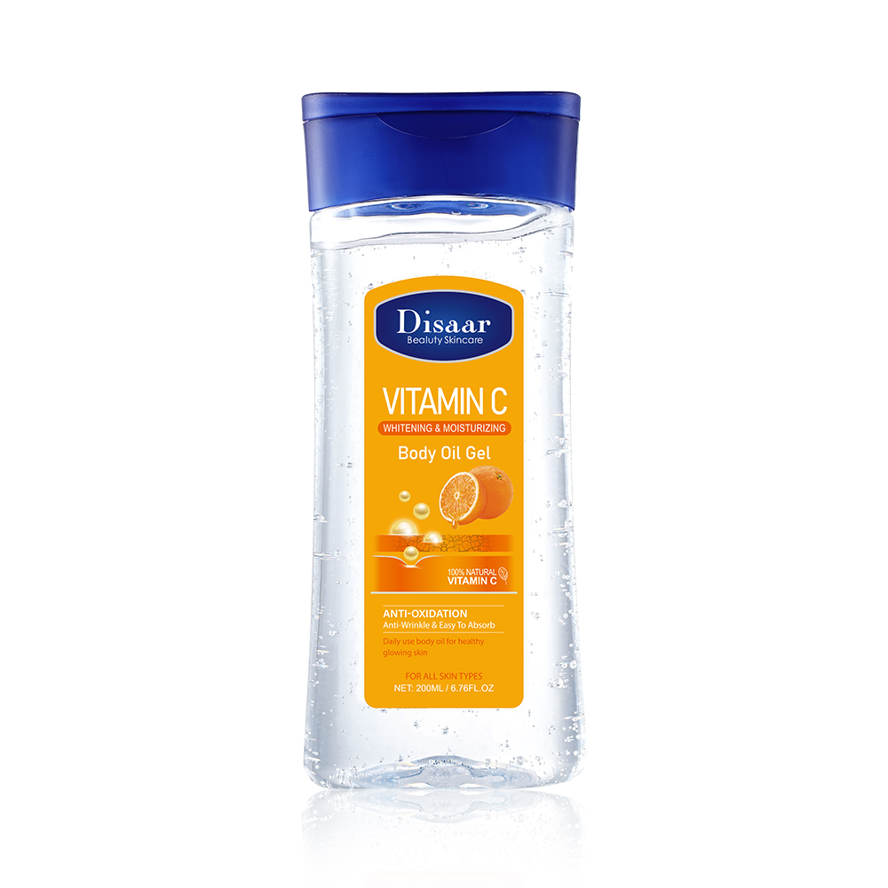 Disaar Vitamin C Skin Moisturizing Body Oil Gel Whitening Body Massage Oil Gel