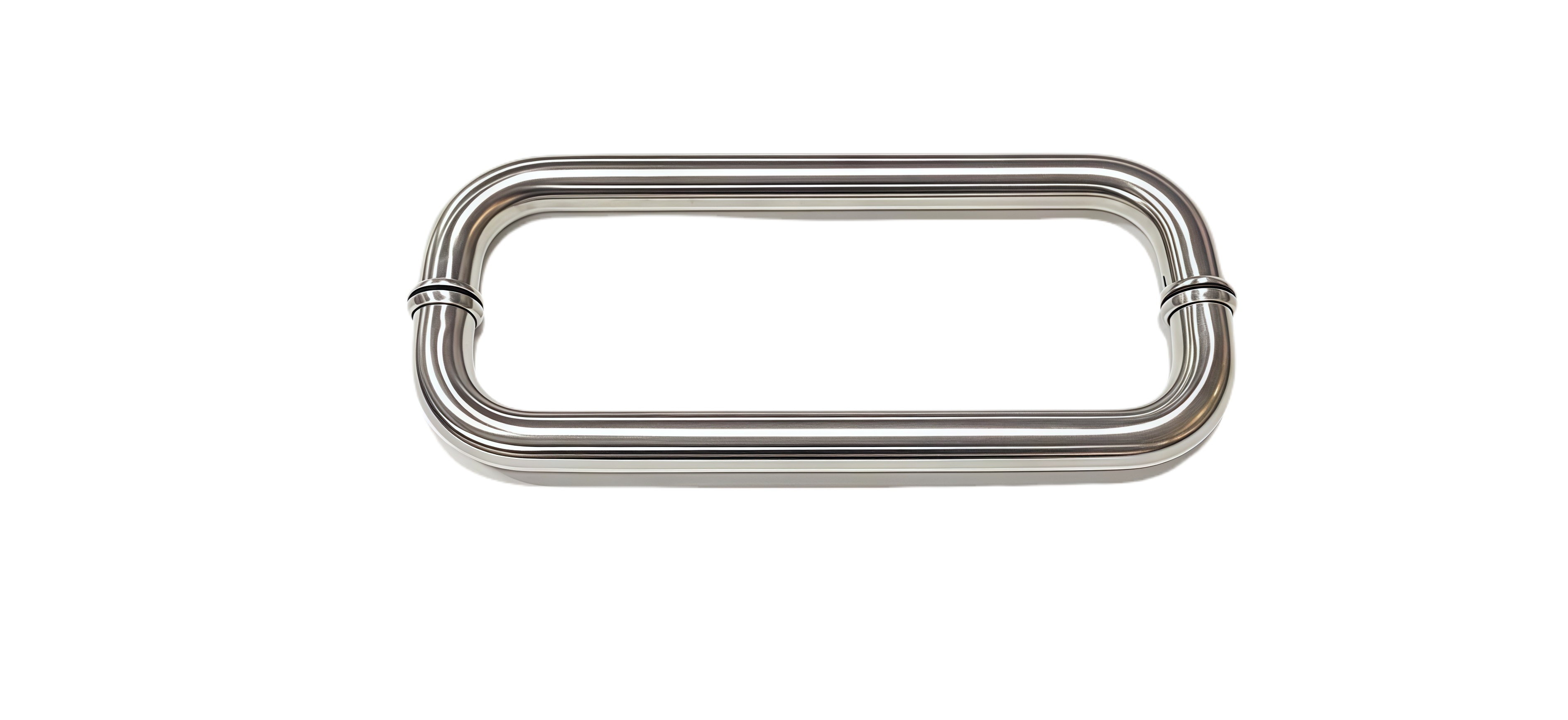 304 Stainless Steel Custom Push Pull Glass Door Handle Interior Exterior Shower Glass Door Handles