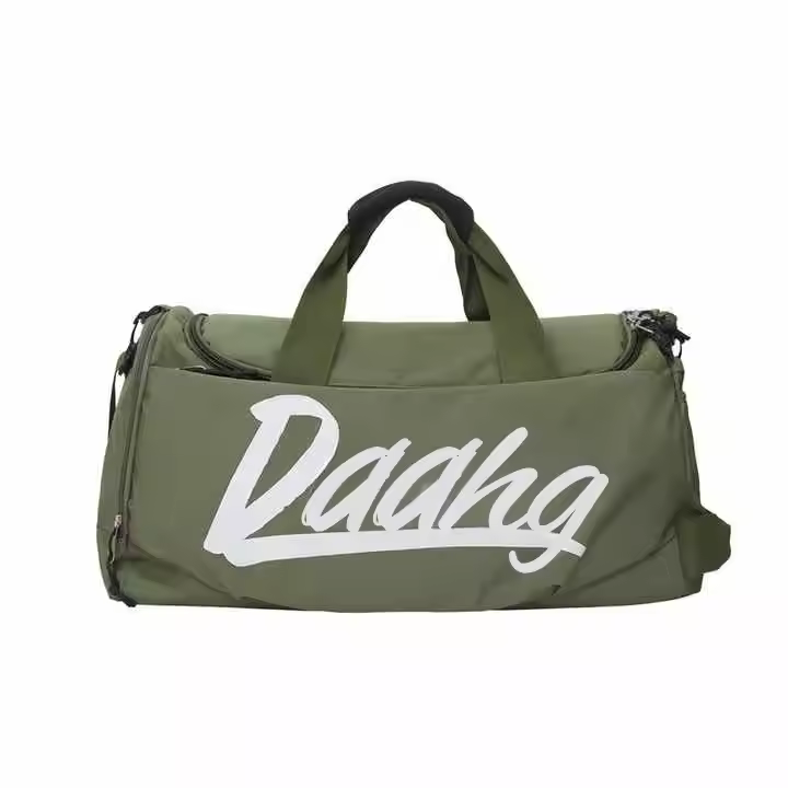 Travel Outdoor Duffel Bag with Shoe Compartment Cross-body Bag Fashion Custom Logo Letter Pattern Sport Gym Bags