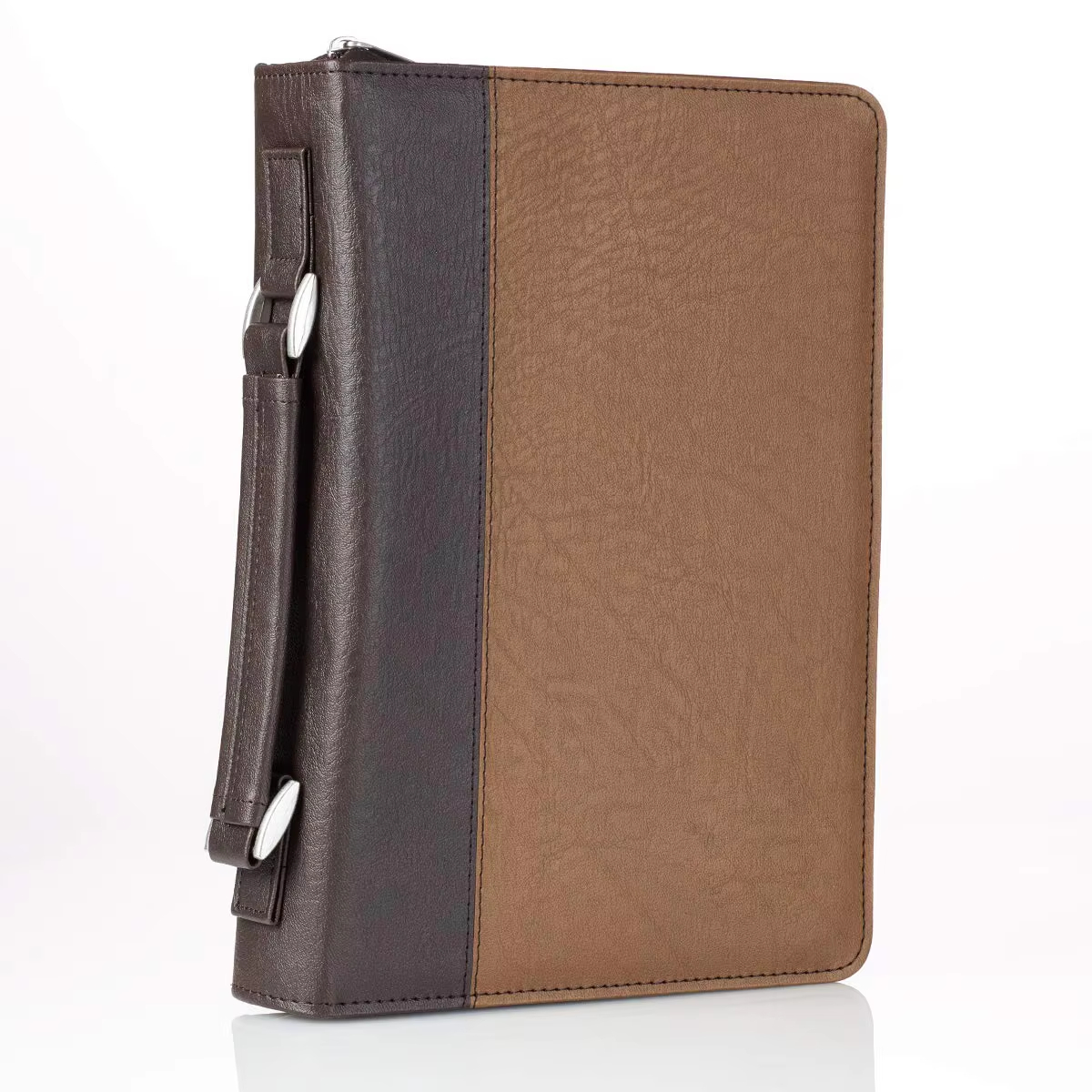 Custom Waterproof Man Zipper Case Book Tote Leather Bible Covers
