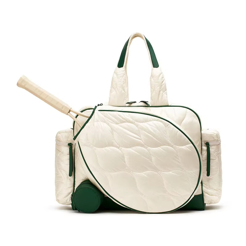 High Quality Portable Large Capacity Waterproof Sling Pickleball Tote Paddle Quilted Tennis Bag