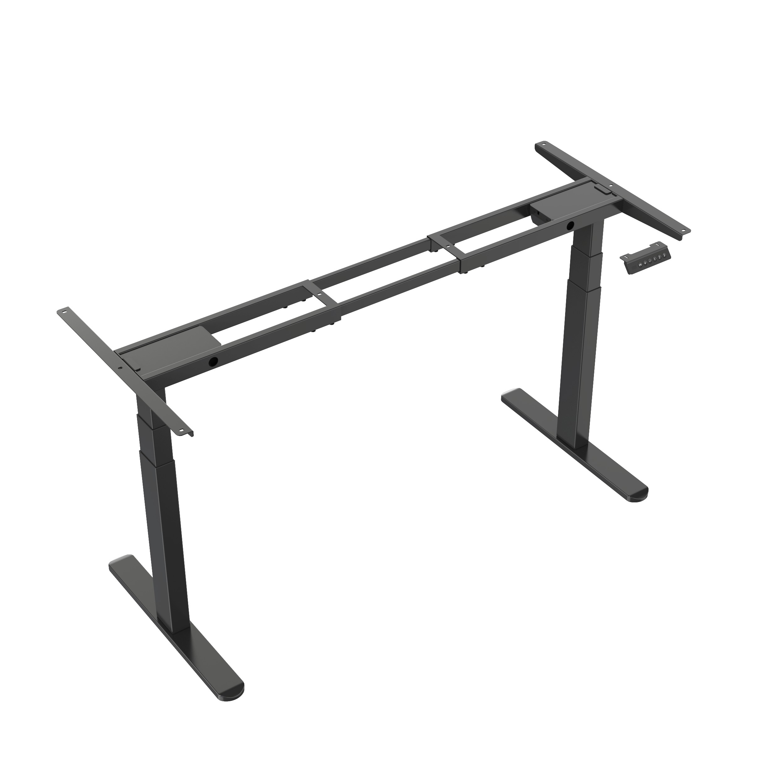 Electric Sit Stand Desk Frame with Powerful Dual Motor & 3-Stage Legs – V-MOUNTS JSD2-02-Z