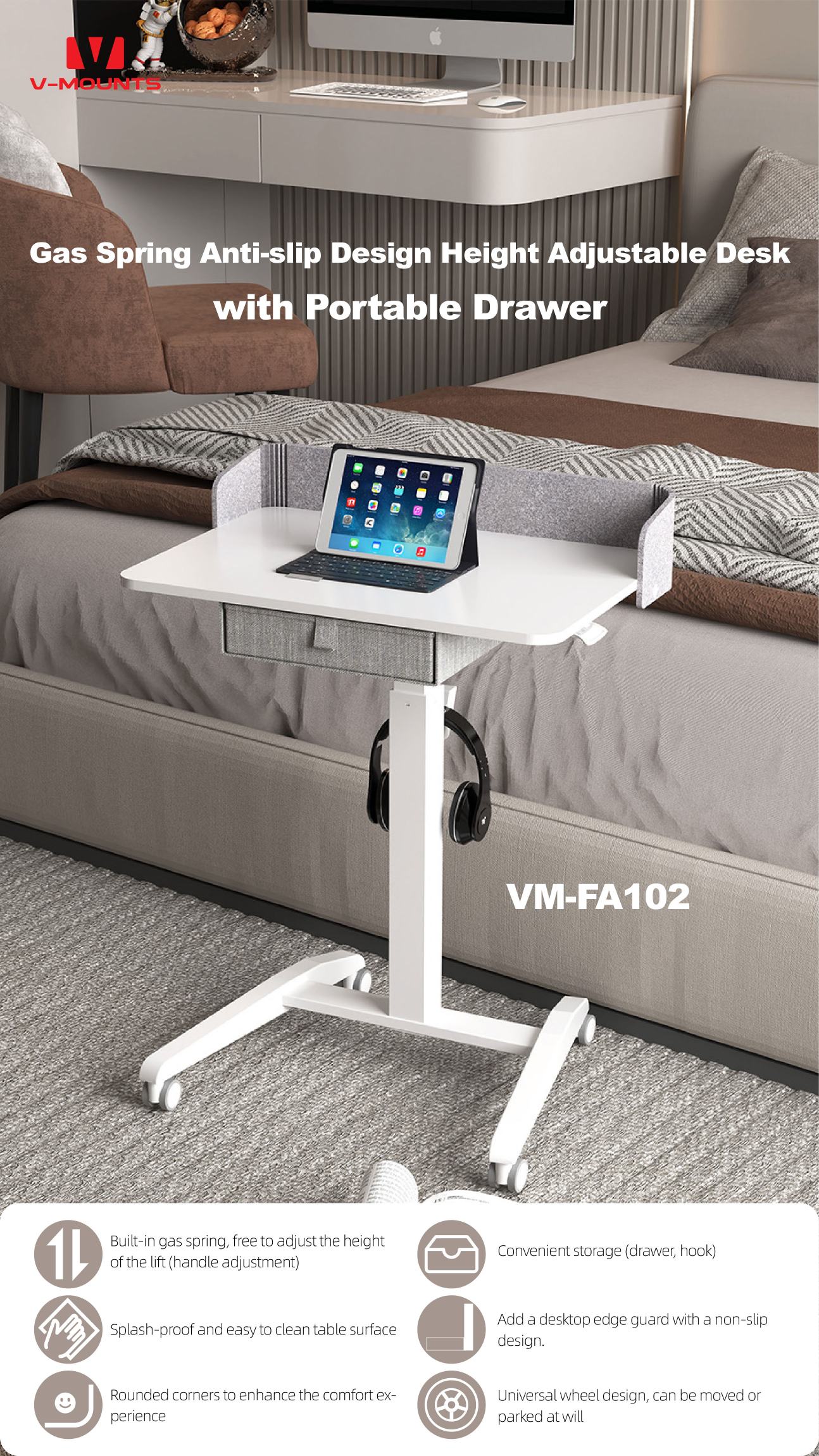 V-MOUNTS Mobile Laptop Desks FA102