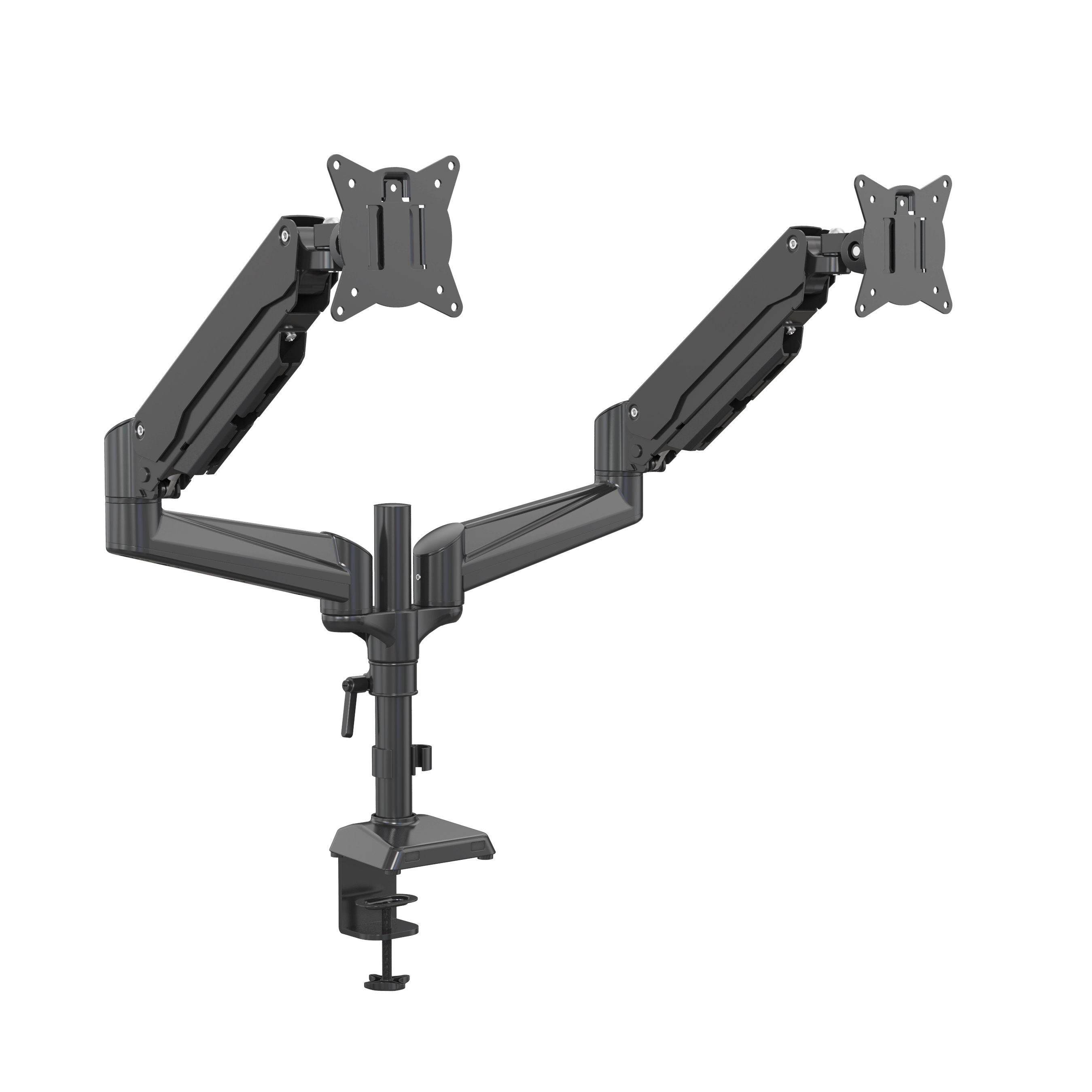 Dual Monitor Arm Mount for 15-32” Screens with Gas Spring | V-MOUNTS VM-GM424D