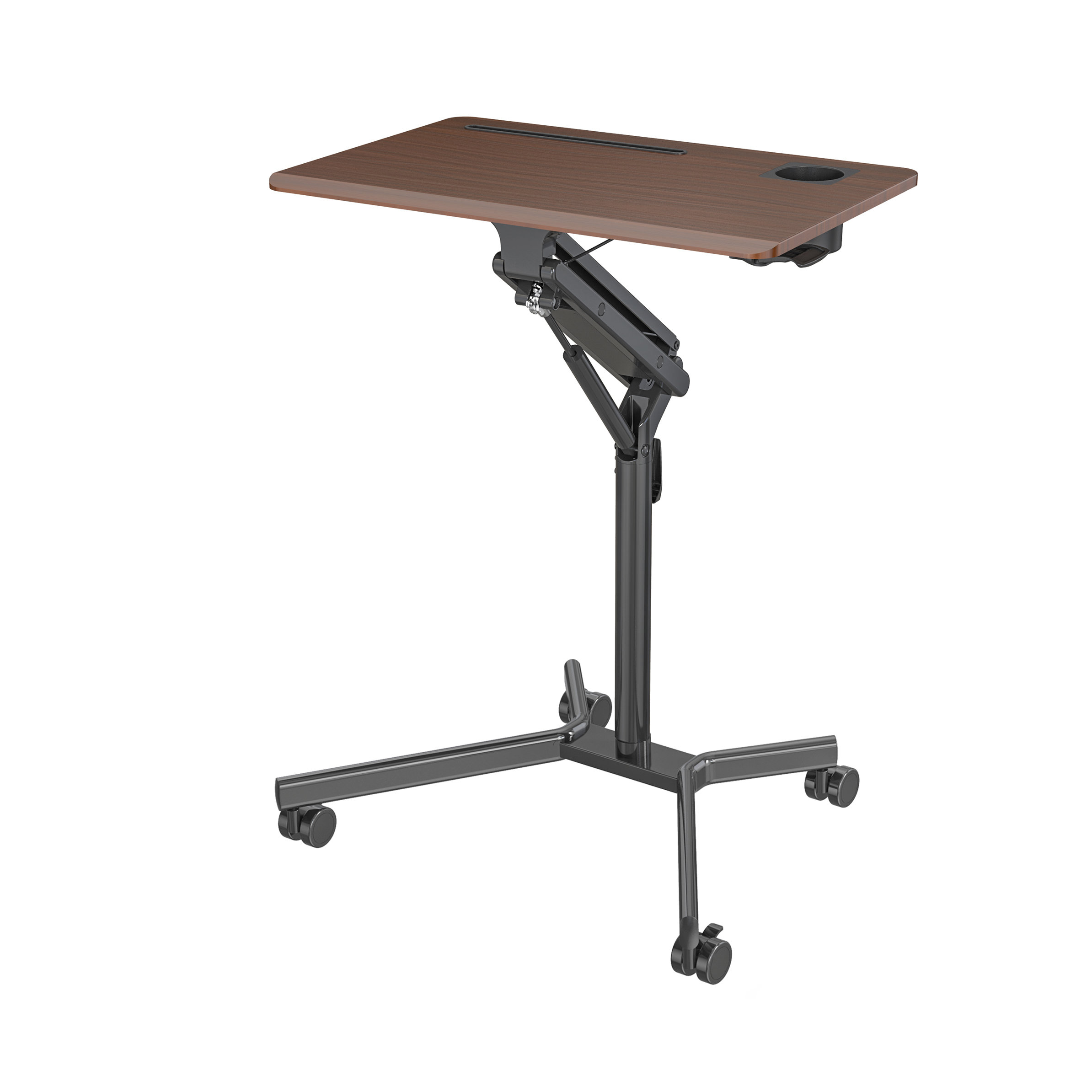 Mobile Height Adjustable Foldable Office Desk for Home & Office V-MOUNTS VM-FDS101