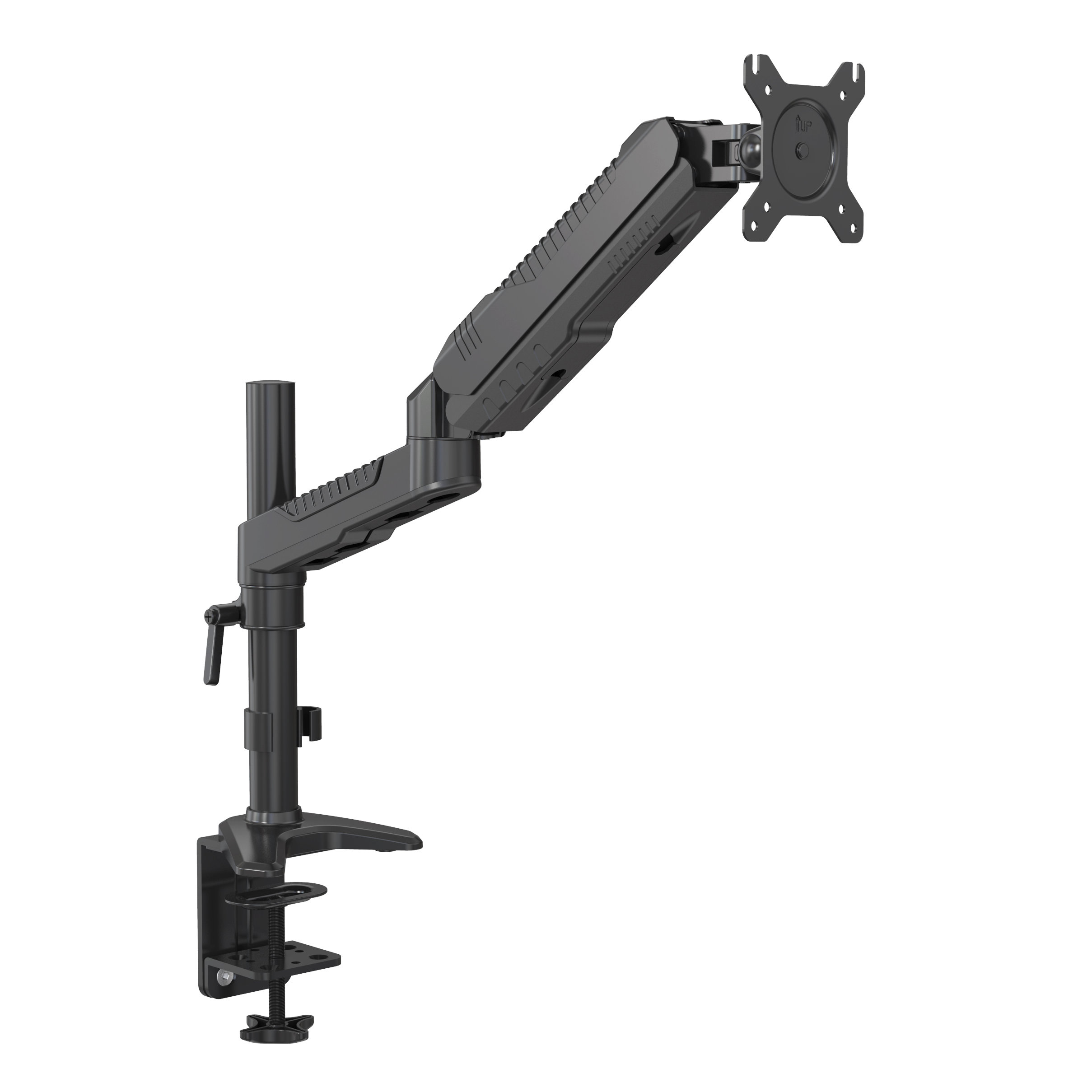 Gas Spring Single Monitor Arm with Embedded Cable Management for Office Use V-MOUNTS VM-GC112D