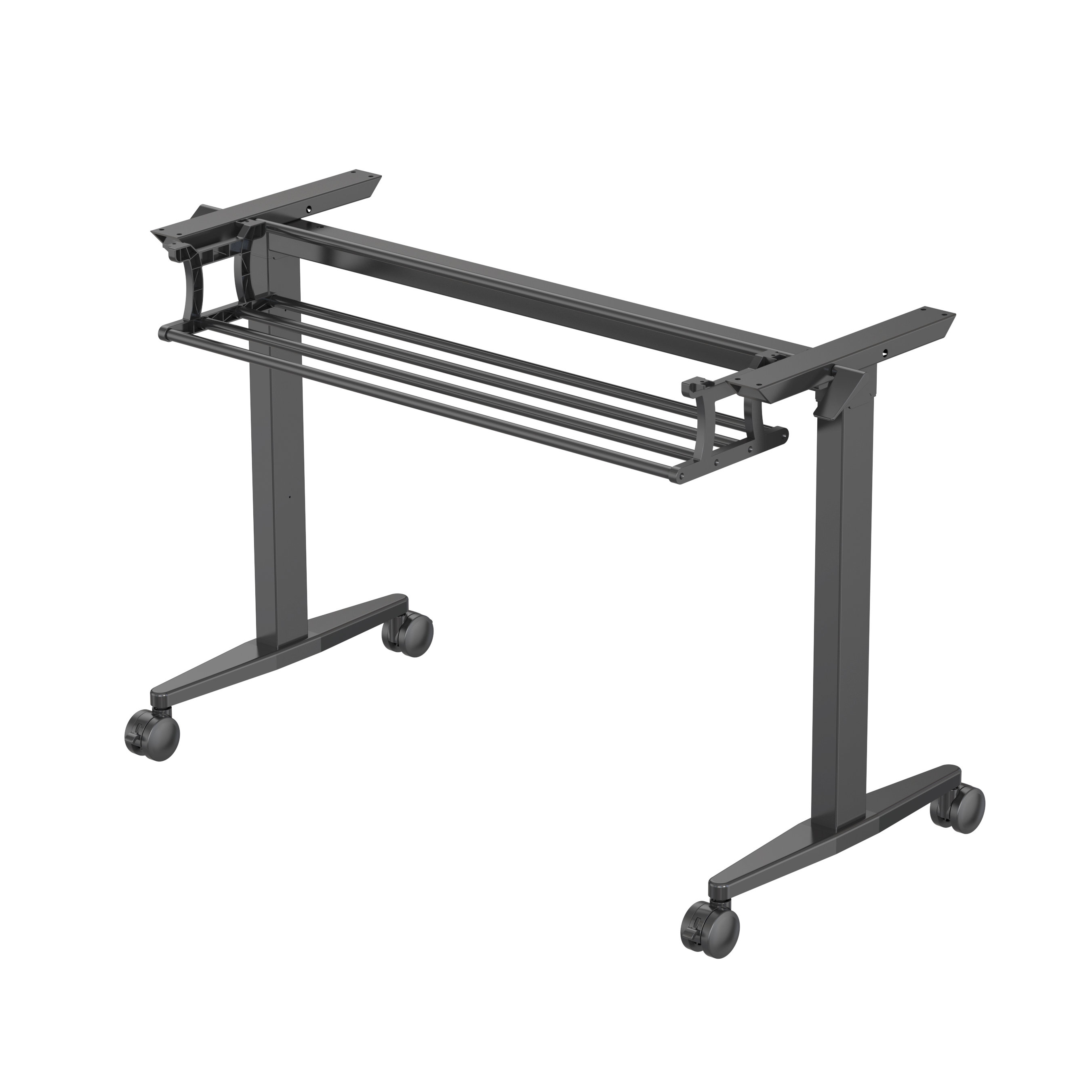 Mobile Standing Laptop Desk with Tilting Desktop & Storage Drawer – V-MOUNTS VM-FC201