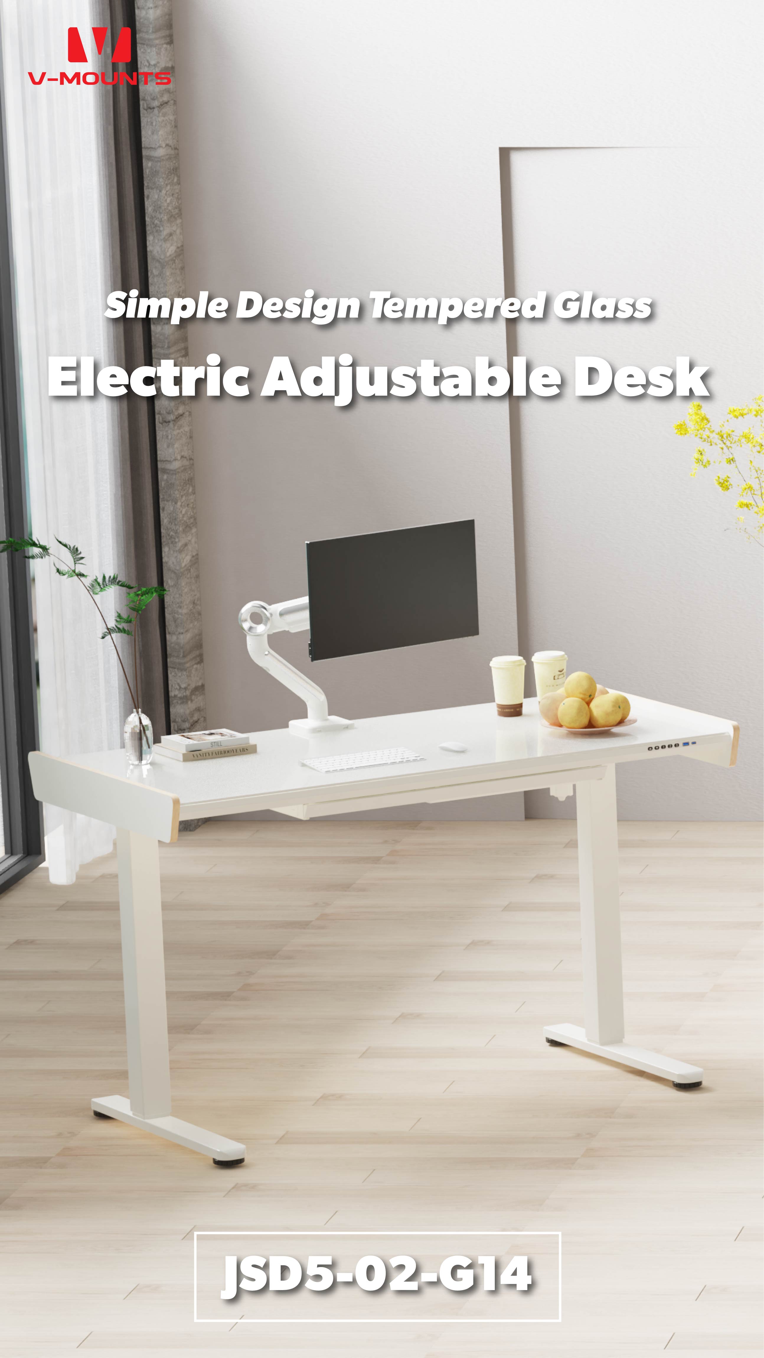 V-MOUNTS Electric Sit to Stand Desks JSD5-02-G14