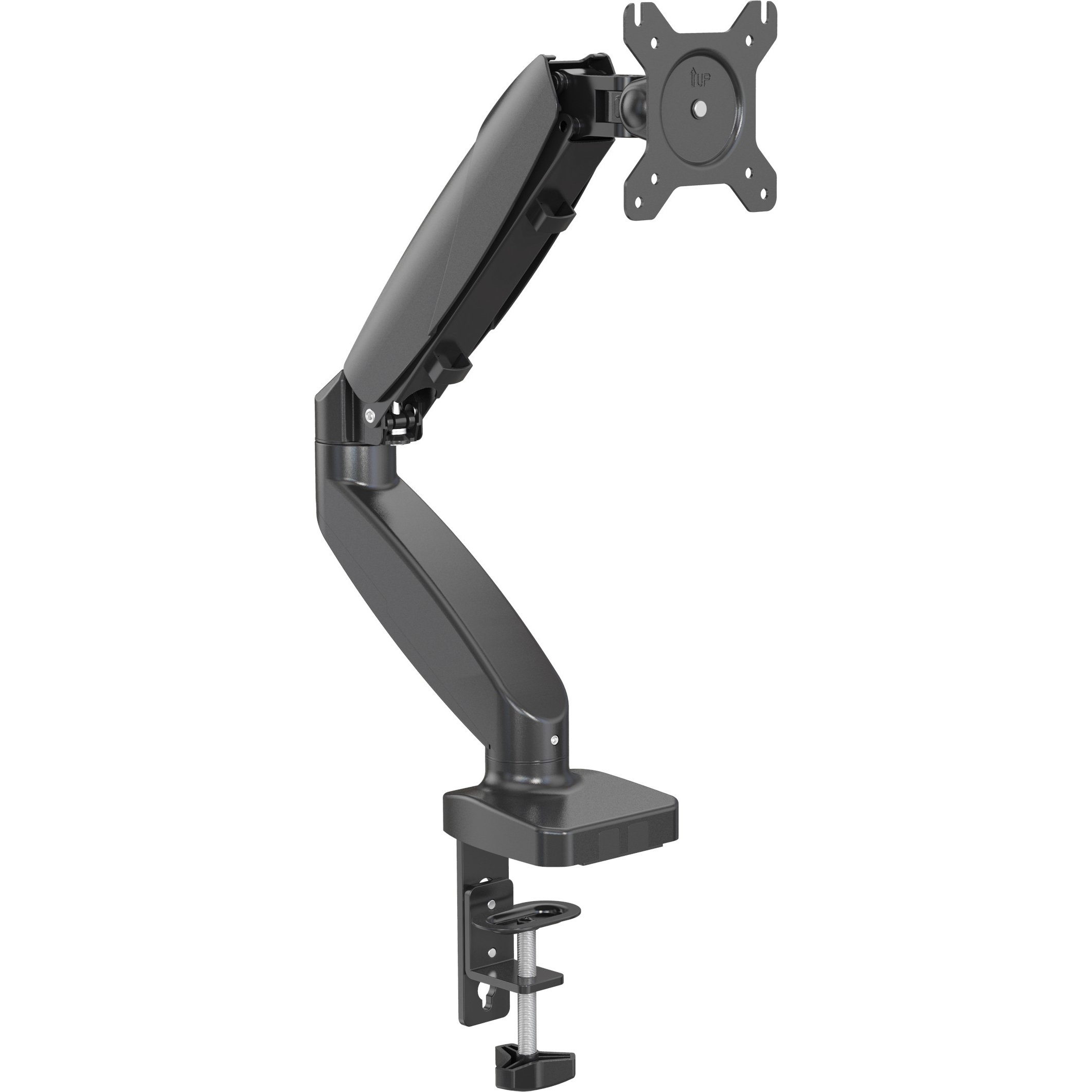 Height Adjustable Gas Spring Desktop Monitor Arm with Clean Cable Routing V-MOUNTS VM-GC41