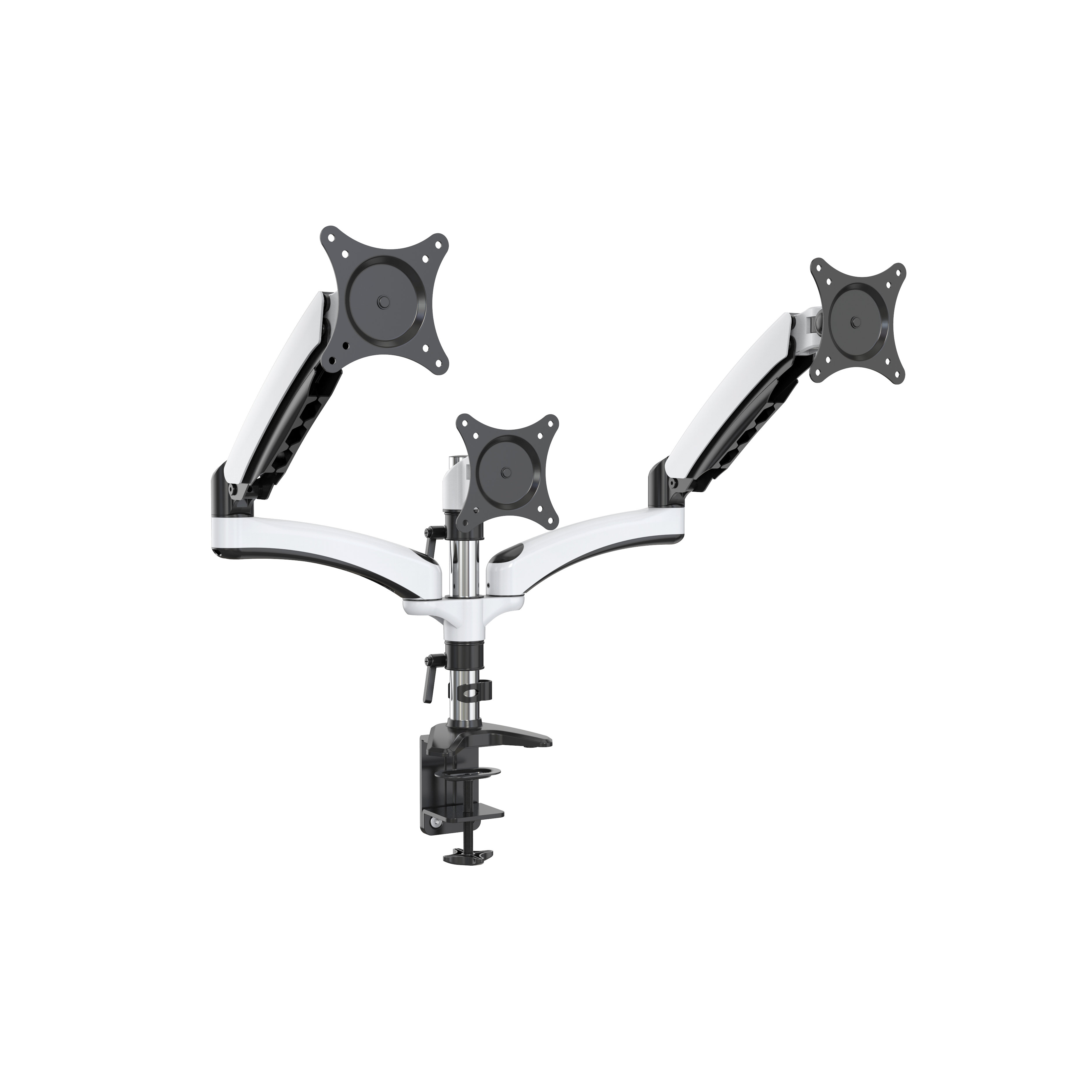 Multi-Screen Triple Monitor Arm with Cable Management – V-MOUNTS VM-DS134D-E