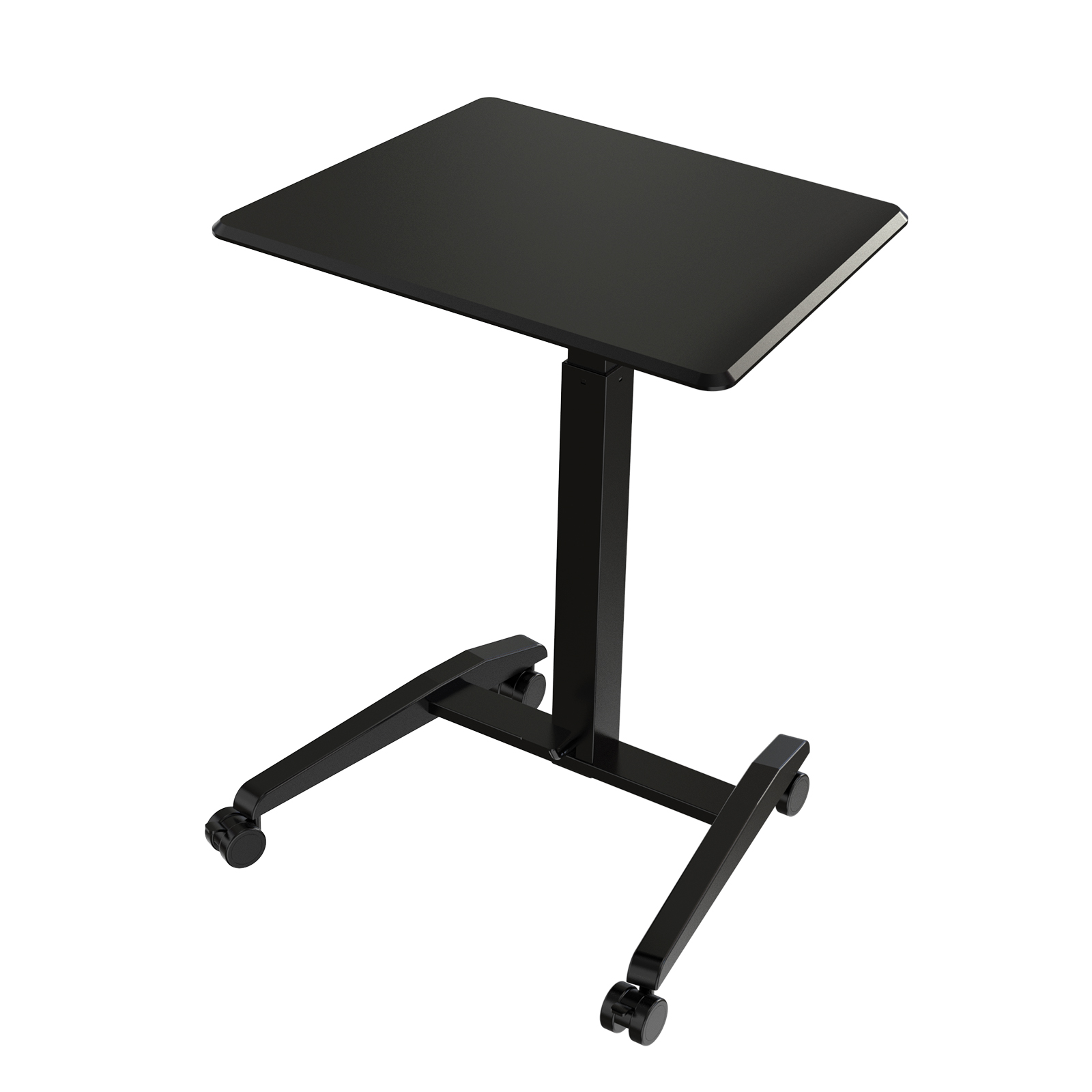 Modern Height Adjustable Standing Desk with Foot Pedal & Lockable Casters – V-MOUNTS VM-FDS115A