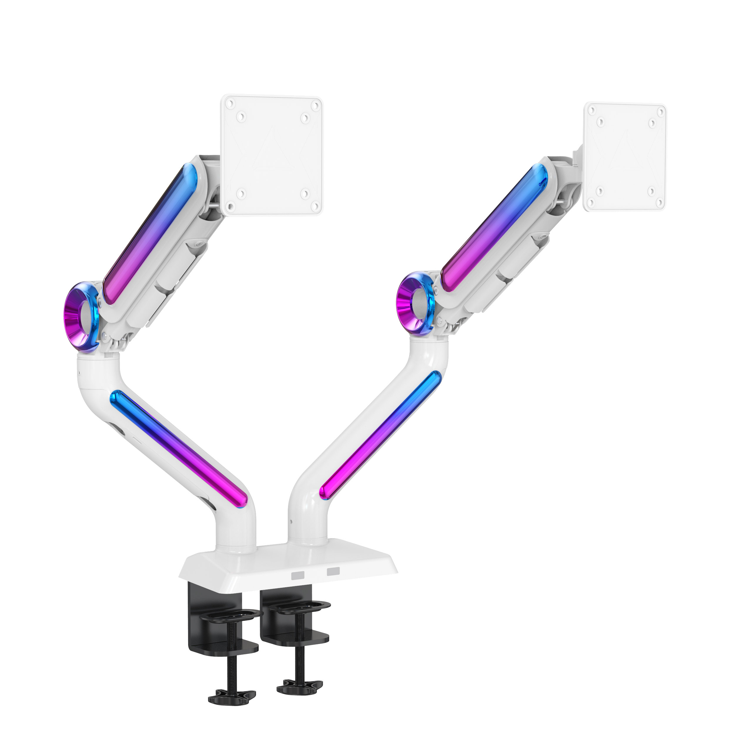 Dual Monitor Arm Desk Mount Gas Spring Adjustable for 13-35