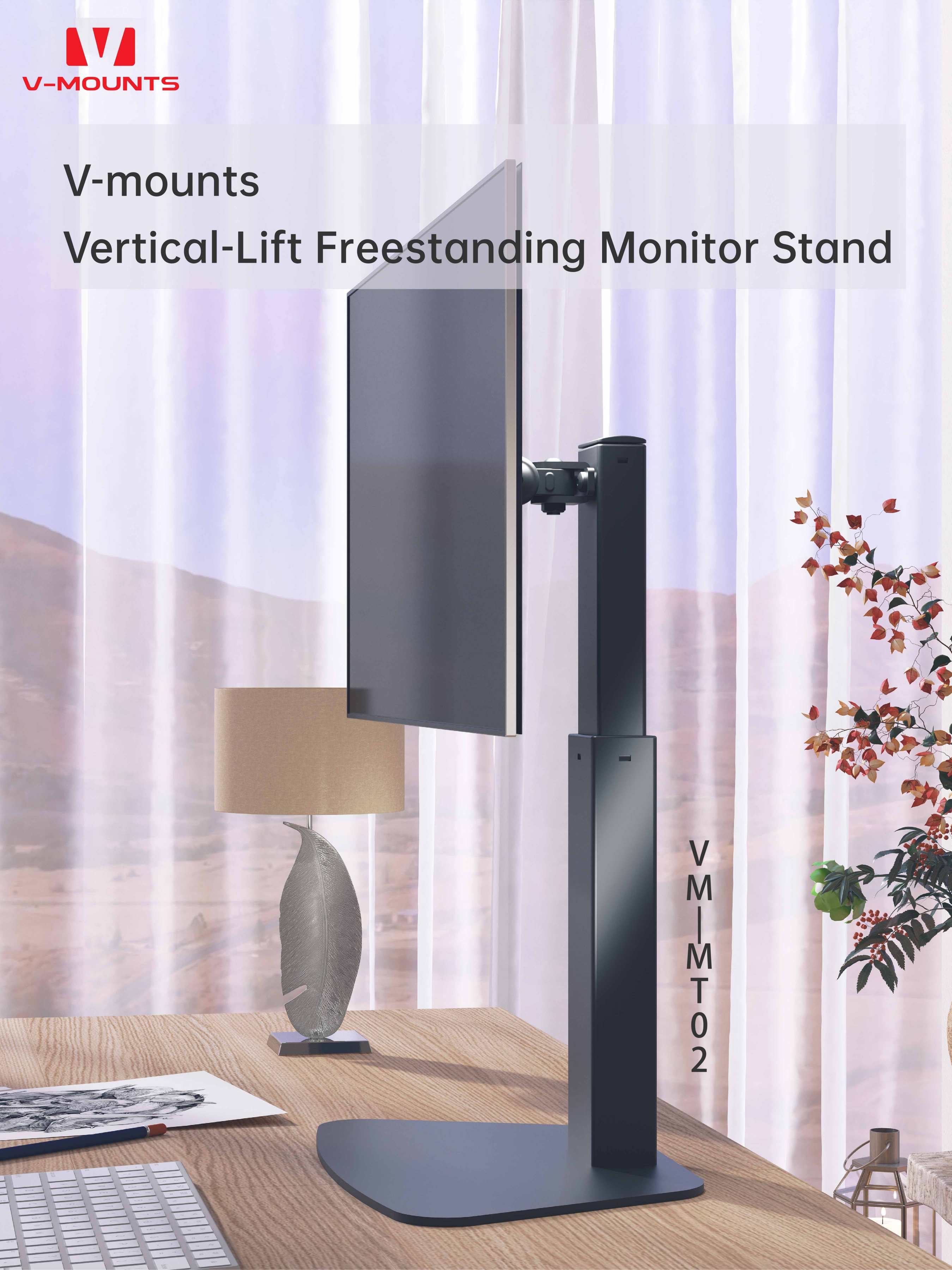 V-MOUNTS Mechanical Spring Monitor Arms MT02
