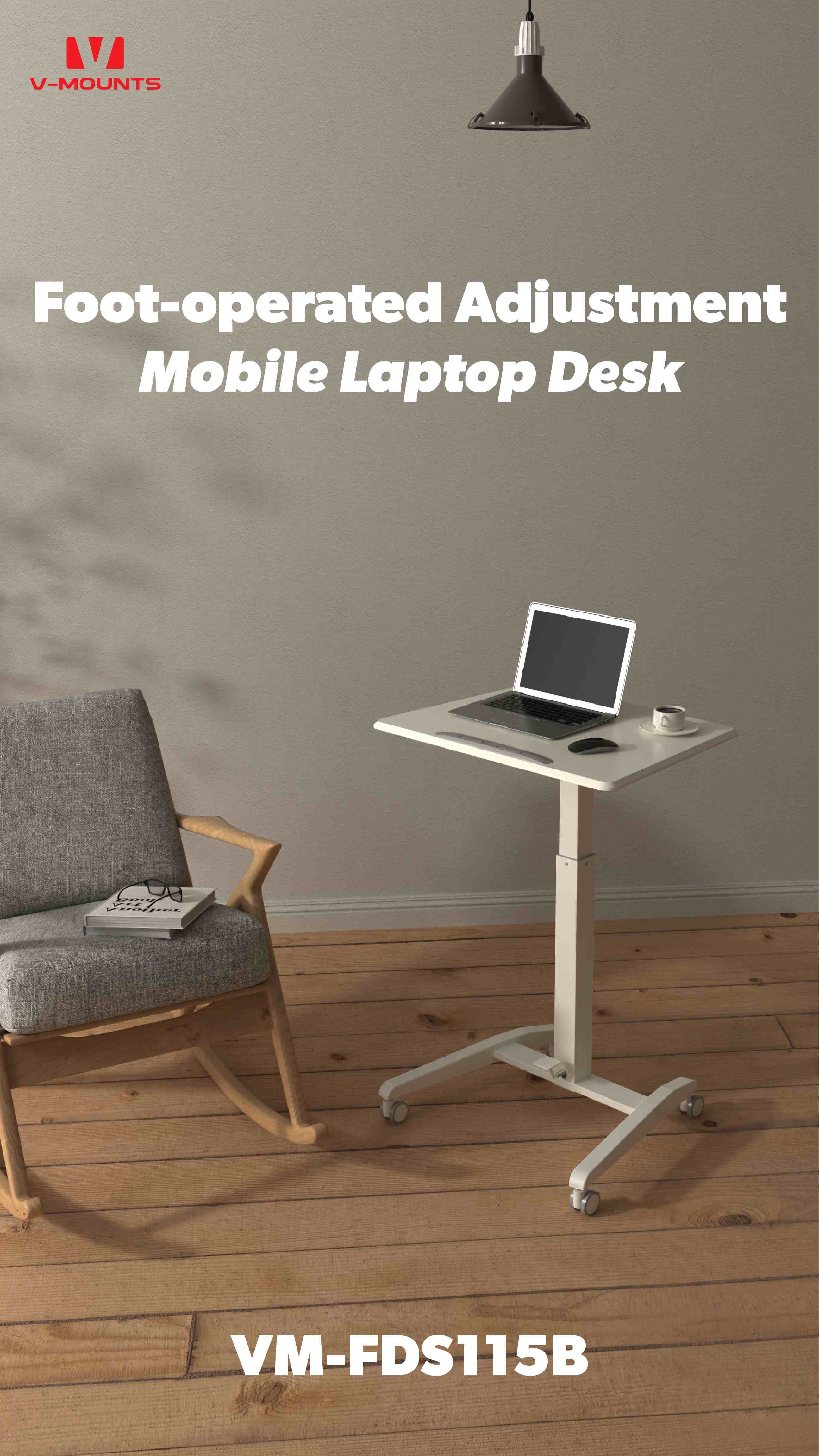 V-MOUNTS Mobile Laptop Desks FDS115B
